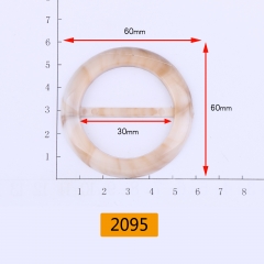 2095# Waist buckle,Mixed color,Plastic,acrylic