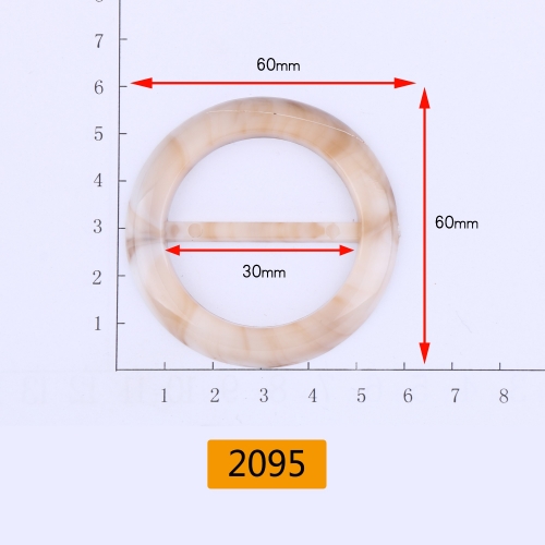 2095# Waist buckle,Mixed color,Plastic,acrylic