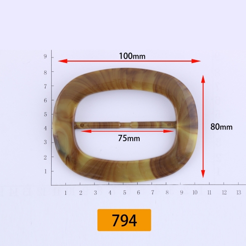 794# Waist buckle,Mixed color,Plastic,acrylic