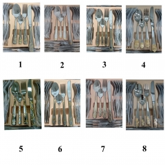 72/84Pcs Stainless Steel Flatware Set