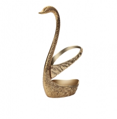 Zinc Swan Coffee Spoon Stand