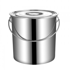 Stainless Steel Handle Lock Soup Bucket