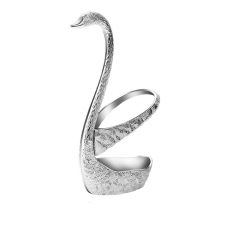 Zinc Swan Coffee Spoon Stand