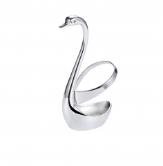 Zinc Swan Coffee Spoon Stand