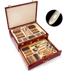 72/84Pcs Stainless Steel Flatware Set