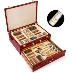 72/84Pcs Stainless Steel Flatware Set