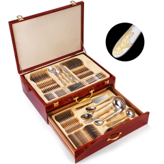 72/84Pcs Stainless Steel Flatware Set