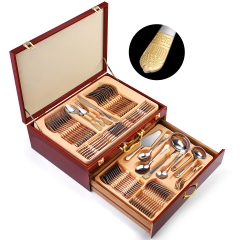 72/84Pcs Stainless Steel Flatware Set