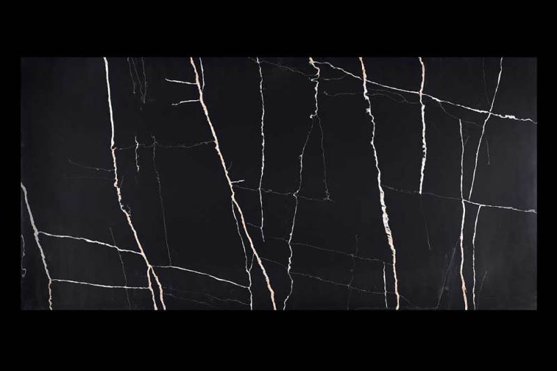 Calacatta Black Quartz Slab JS9130