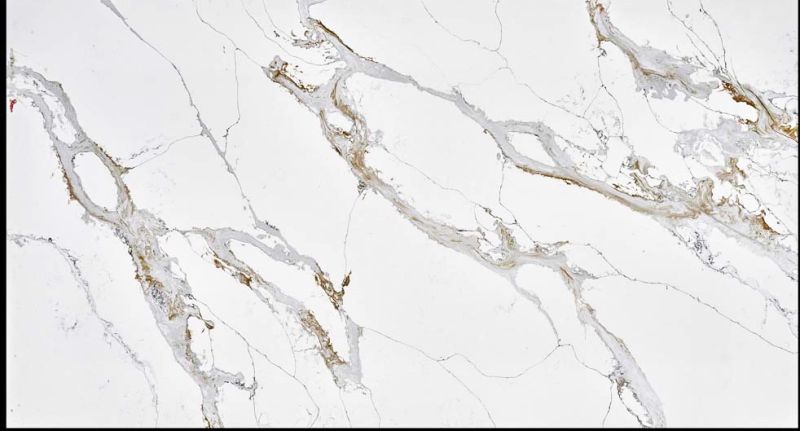 Calacatta White Quartz Slab JS9088-3