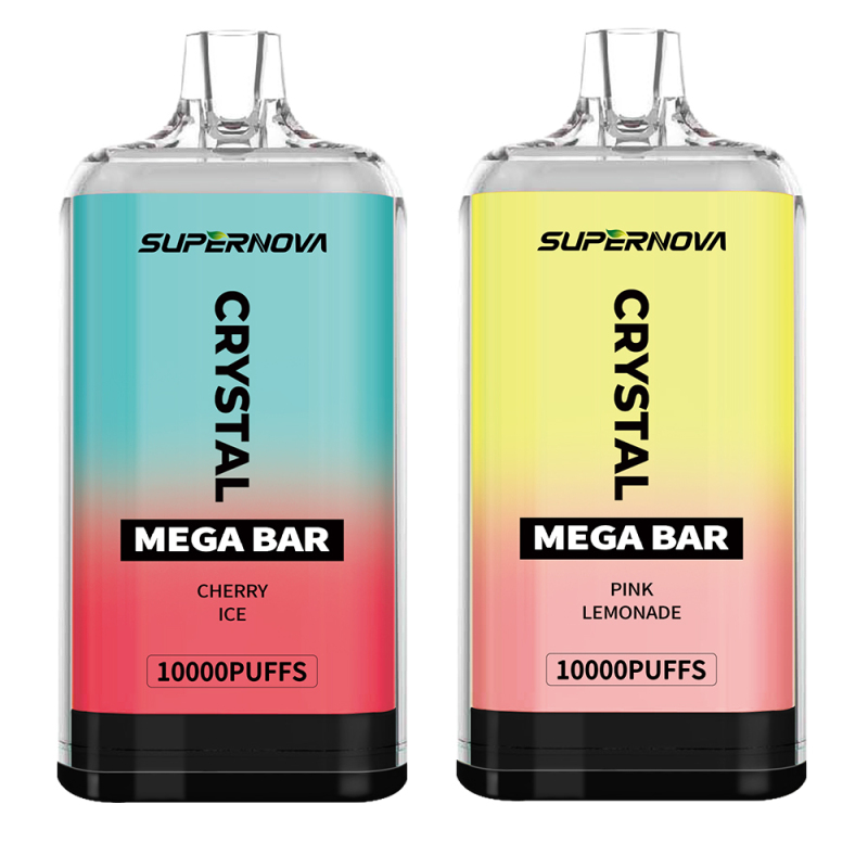 Supernova Crystal Vape Mega Bar 10000 puffs 20ML TPYE-C 10K puffs vape