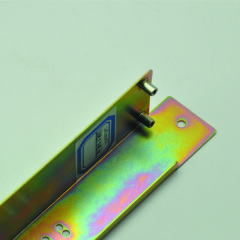 Custom Laser Cutting Fabricated Stamping bending color galvanizing brackets