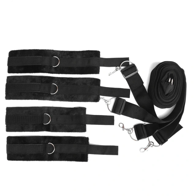 SM bondage plush bed straps alternative couple sex toys