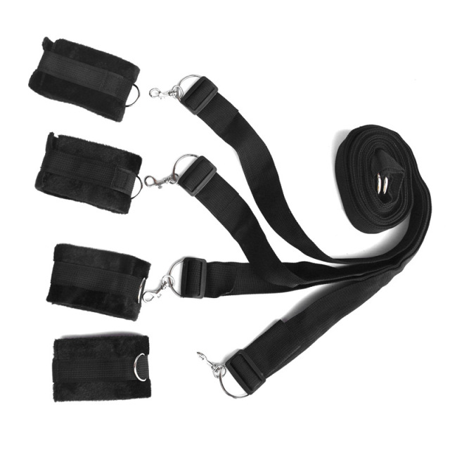 SM bondage plush bed straps alternative couple sex toys