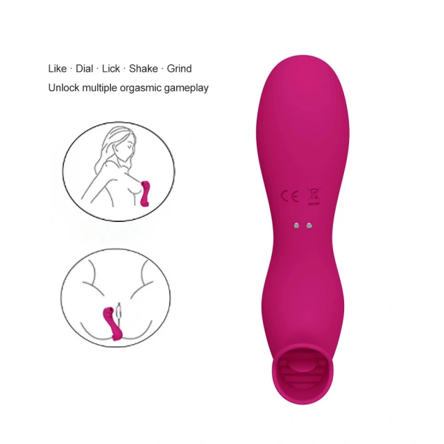 Magnetic suction charging vibrator sucking 10 frequency tongue licking small sea lion dual-use mini female vibrator massager