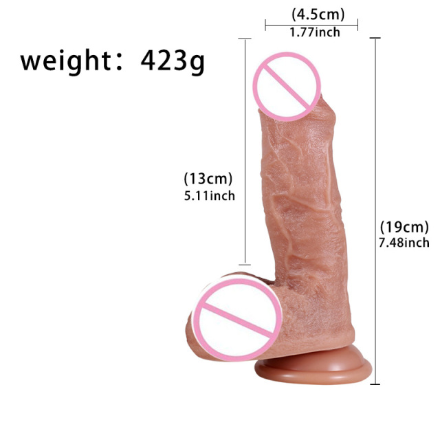 Realistic big meat stick new silicone dildo penis female adult products simulation penis