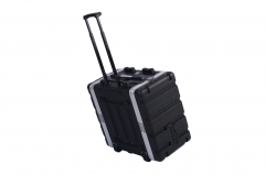 ABS Rack Case 6U Depth 17'' with Trolley and Wheel
