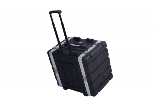 ABS Rack Case 8U Depth 17'' with Trolley and Wheel