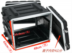 ABS Rack Case 8U Depth 17''