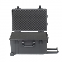 Waterproof PP Plastic Tool Case Large Capacity Storage Hard-Shell Carrying Case with Wheels