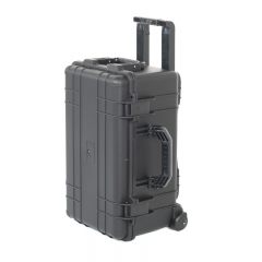 Waterproof PP Wheel Large Hard Plastic Case Ip67 Tool Trolley Hard Case With Foam