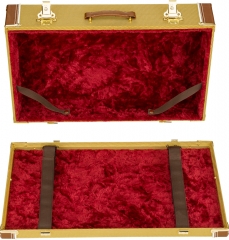 Classic Series Tweed Pedalboard Case - 3 Sizes Available, Plush Interior Padding