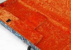 Plywood square electric guitar case