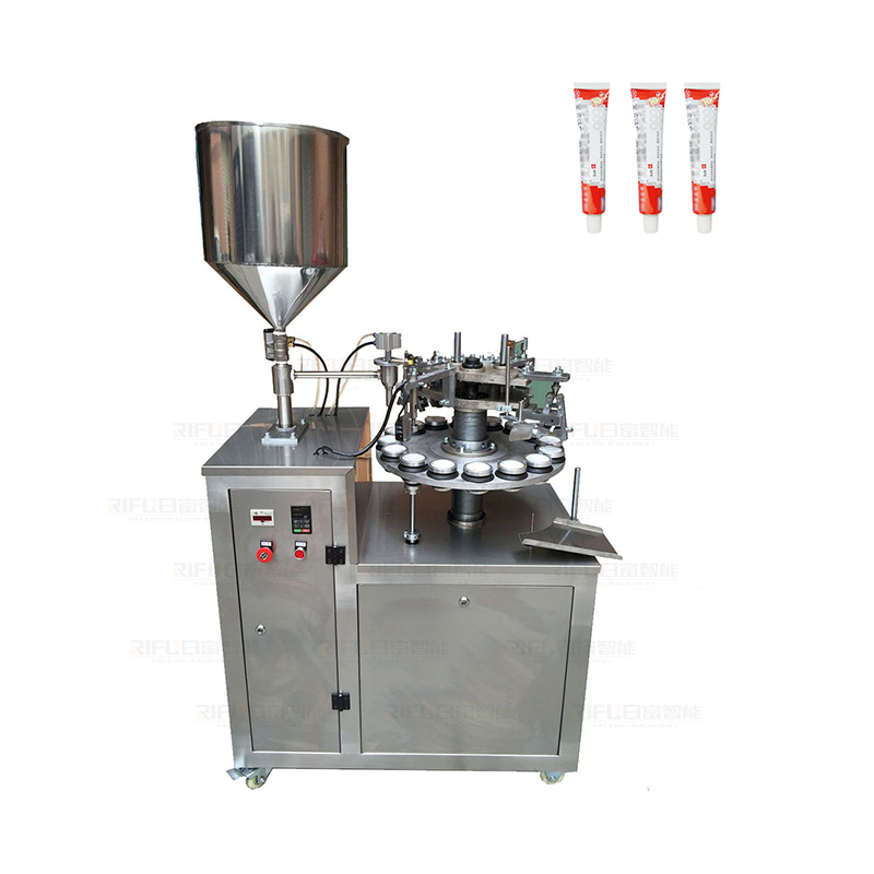 RIFU automatic plastic tube filling and sealing machine chemical cosmetics cosmetic cream tube filling sealing machine