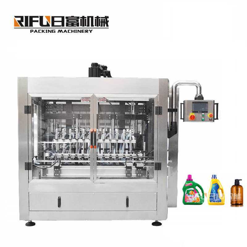 Automatic liquid piston filling machine