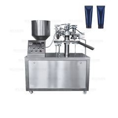 Semi automatic metal aluminium tube filling sealing machine glue chemical cosmetic tube filling sealing machine