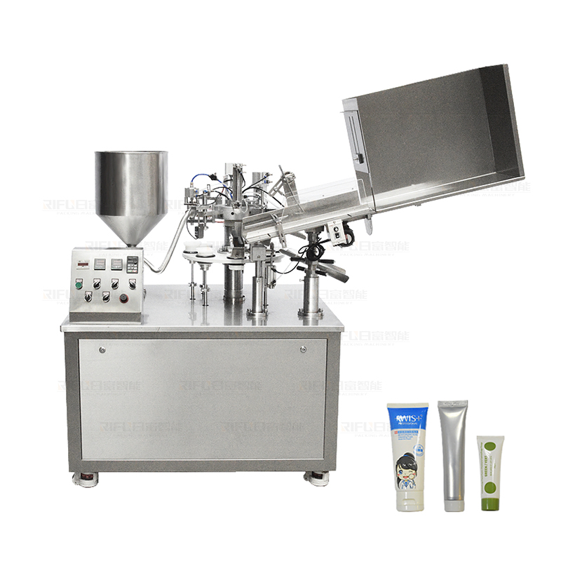 Semi automatic metal aluminium tube filling sealing machine glue chemical cosmetic tube filling sealing machine