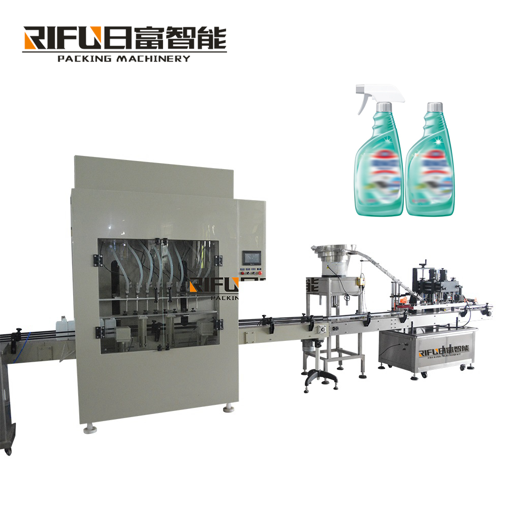 Automatic gravity liquid filling machine