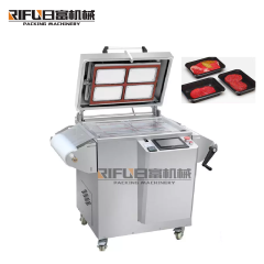 Automatic modified atmosphere vacuum packing machine