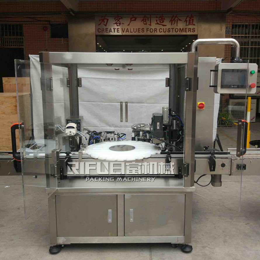 Automatic small bottle liquid filling capping 2 in 1 machine