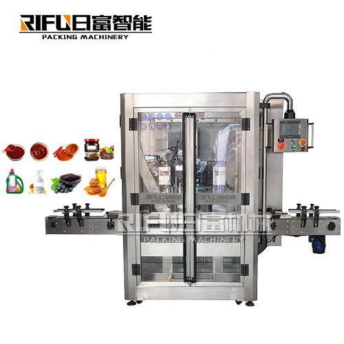 Automatic movable two heads filling machine