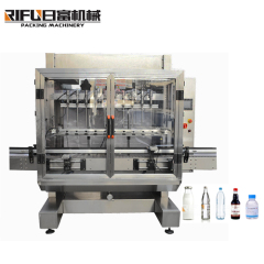 Automatic movable two heads filling machine