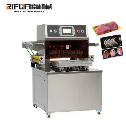 Double chamber vacuum packing machine