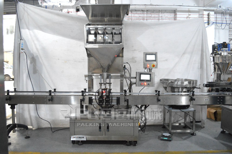 Automatic himalayan crystal salt beans dry flower sesame granule weighing filling machine