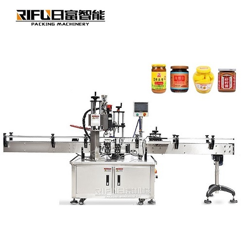 Automatic clamping twisting off capping machine