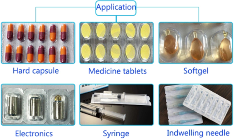 Automatic Tablet pill capsule blister packing machine