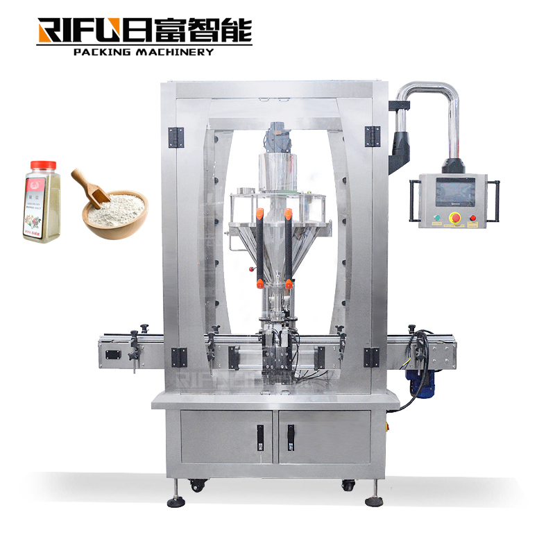 CE Toner Flour Spice Salt Sugar Protein Dry Powder automatic Auger Filler Filling Packing Machine