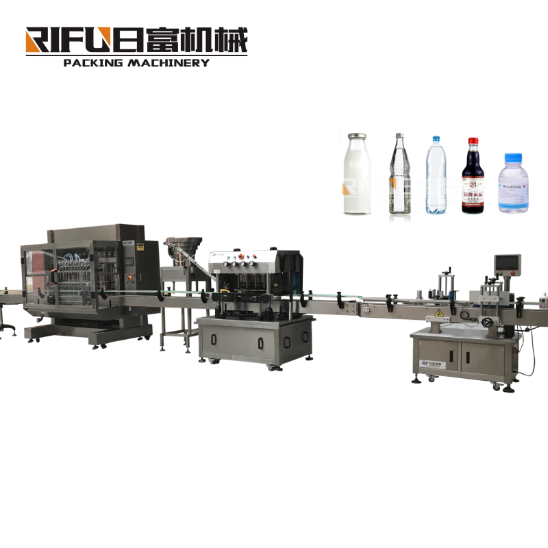 Automatic 12 head inline auto vinegar overflow liquid filling filler machine for bleach