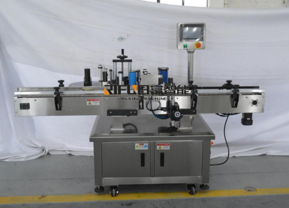 Automatic round bottle labeling machine to USA