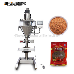 CE Approved Semi Auto Automatic Dry Curry Chilli Spice Powder Filling Machine / Manual Vtops Auger Filler Prices