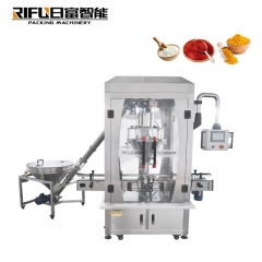 Automatic Spice Powder Turmeric Packaging Line / Spices and Masala Auger Powder Filling machine
