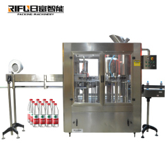 Rotary type 500ml 1L 1500ml pet bottle pure mineral water production line