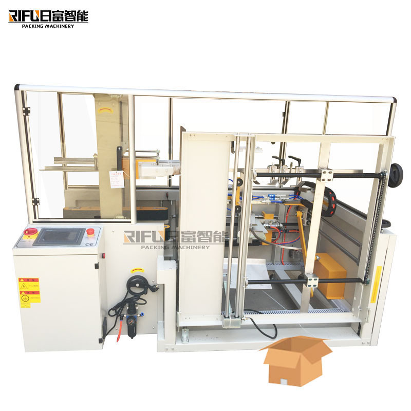 Corner edge packing tape sealing carton edge sealing machine