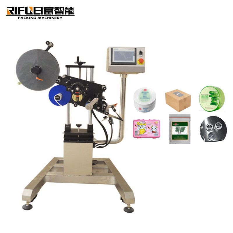 Automatic box top&corner labeling machine