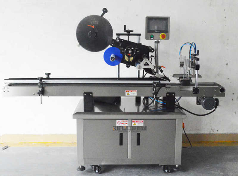 Automatic box top&corner labeling machine