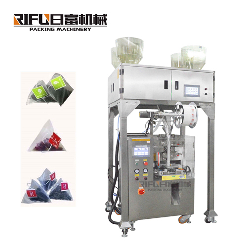 Automatic Bag Making Herbal Food Particle Rice Grain Double Measuring Cup Packing Machine